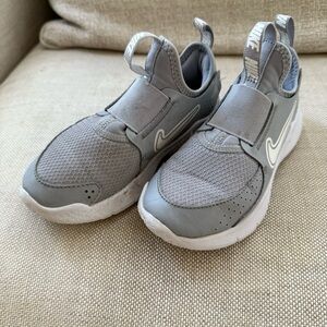 Nike Kids Grey Slip-On Sneakers, preschool size 11.5